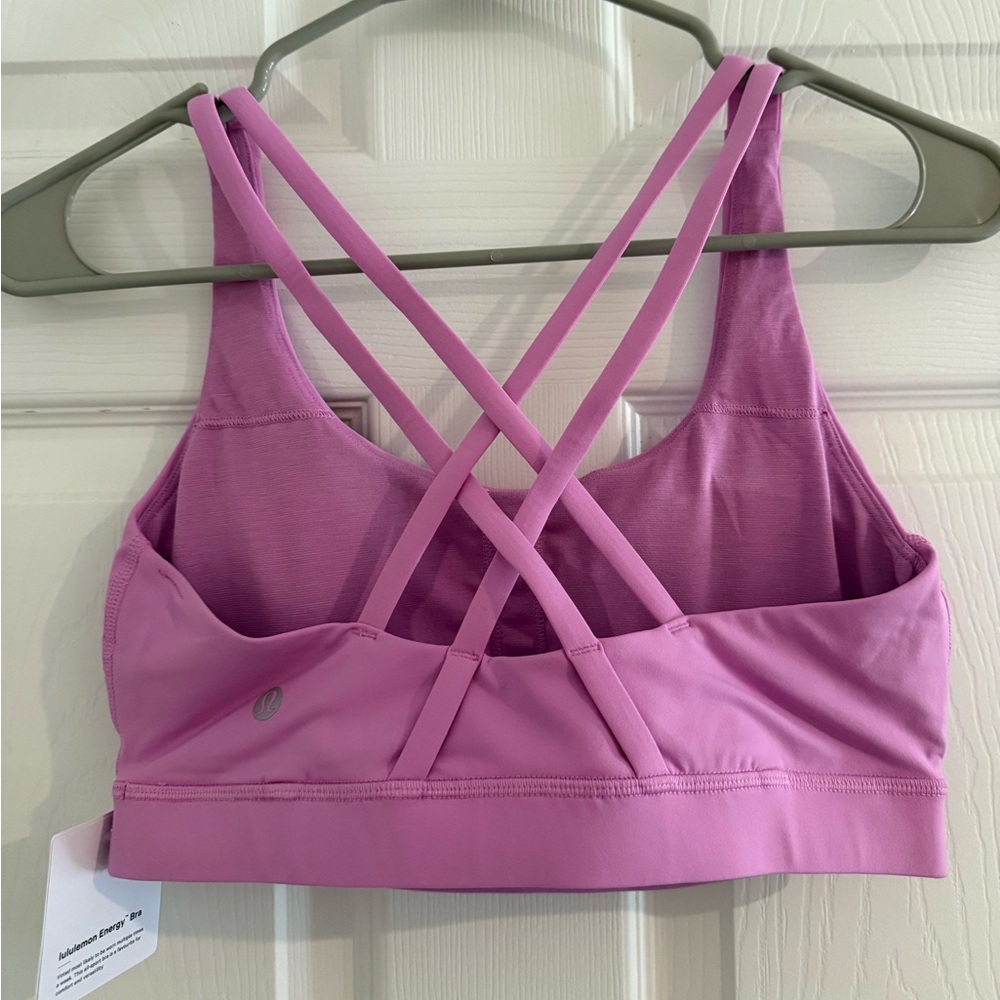 Lululemon Athletica Lavender Cross-Back Bra